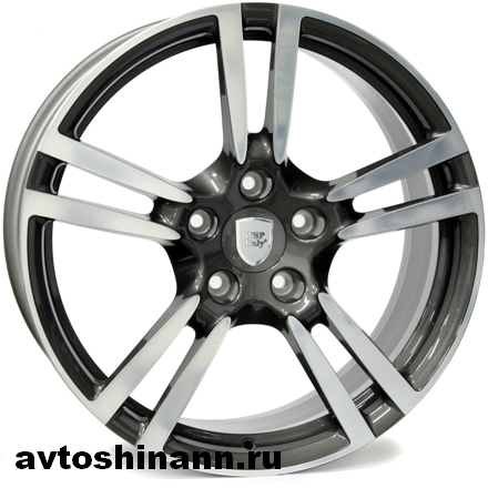 WSP Italy W1054 Saturn 10x21 5x130 71,6 ET45 Anthracite Polished