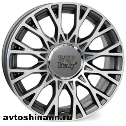 WSP Italy W162 Grace 6x15 4x98 58,1 ET35 Anthracite Polished