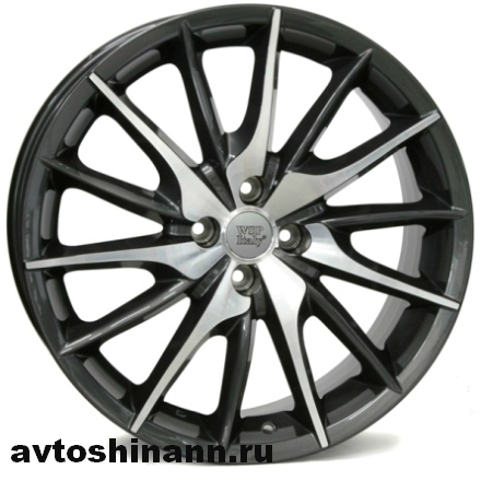 WSP Italy W254 FiRe MiTo 7x17 4x98 58,1 ET39 Anthracite Polished