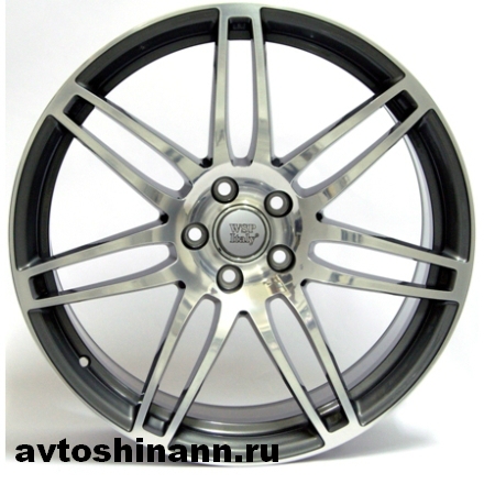 WSP Italy W554 Cosma 8x18 5x112 57,1 ET45 Anthracite Polished