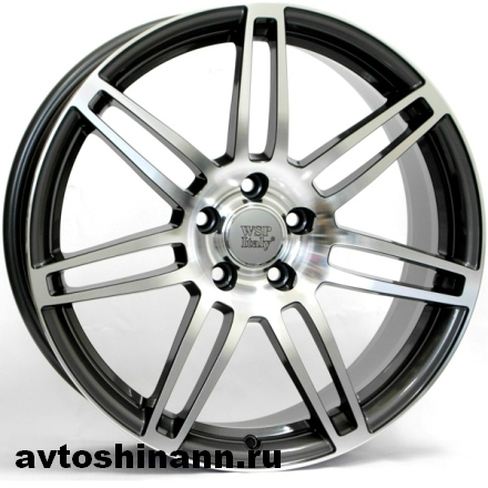 WSP Italy W557 Cosma Two 7x16 5x112 66,6 ET42 Anthracite Polished